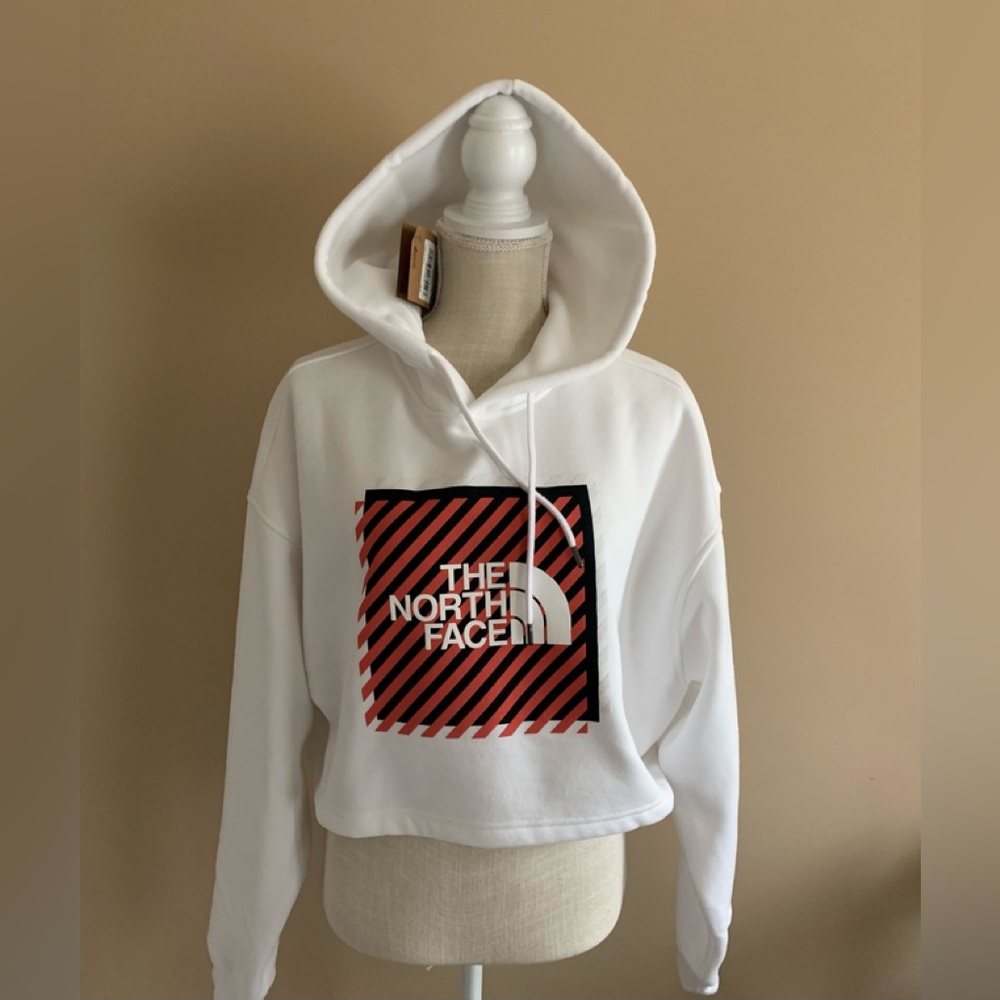 The North Face Cropped White Hoodie - Picture 7 of 7